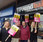 Trump Go Home bus hits Salford